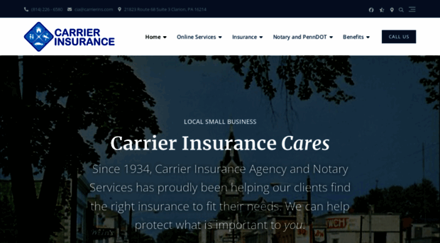 carrierinsurancecares.com