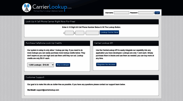 carrierlookup.com