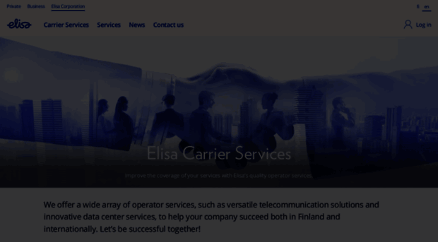 carrierservices.elisa.com