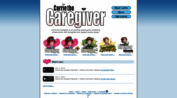 carriethecaregiver.com