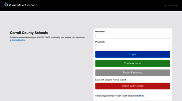 carrollcountyschools.illuminatehc.com