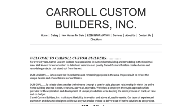 carrollcustombuilders.com