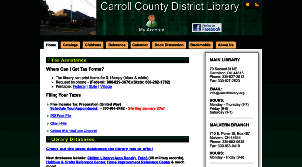 carrolllibrary.org