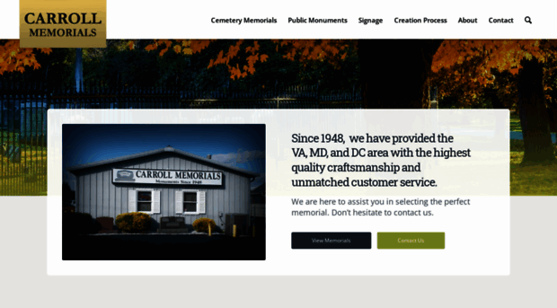 carrollmemorialsva.com
