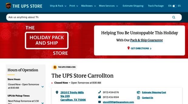 carrollton-tx-0395.theupsstorelocal.com