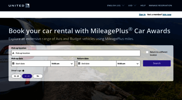 cars.mileageplus.com