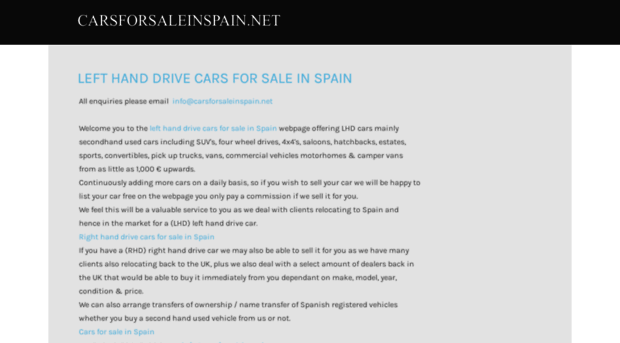 carsforsaleinspain.net