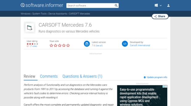 carsoft-mercedes.software.informer.com