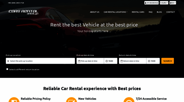 carsrentalantalya.com