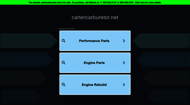 cartercarburetor.net