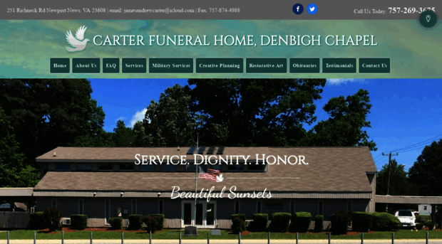 carterfuneralhomes.businesshomepage.info