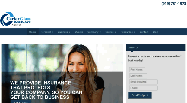 carterglassinsurance.com