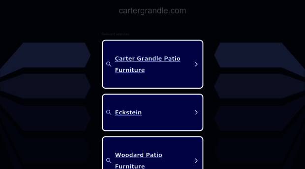 cartergrandle.com