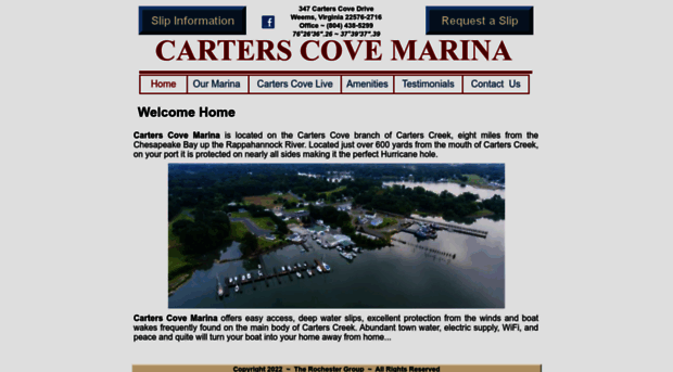 carterscovemarina.com