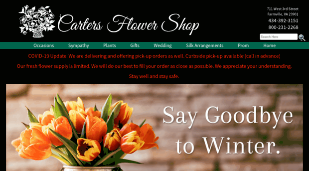 cartersflowershop.com