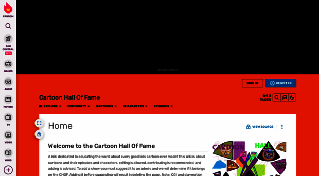 cartoonhalloffame.wikia.com