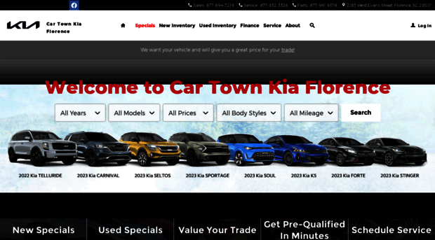 cartownkiaflorence.com