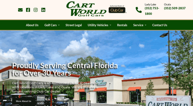 cartworldgolfcars.com