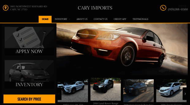 caryimports.com