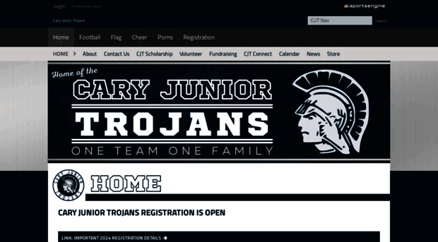 caryjrtrojans.com