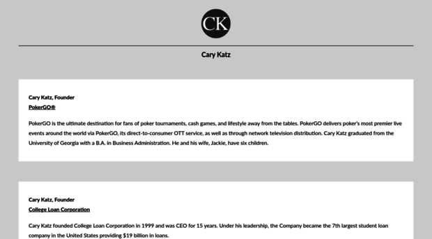 carykatz.com