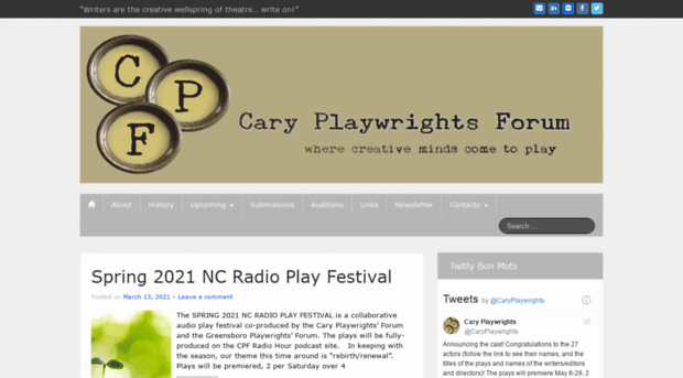 caryplaywrightsforum.org