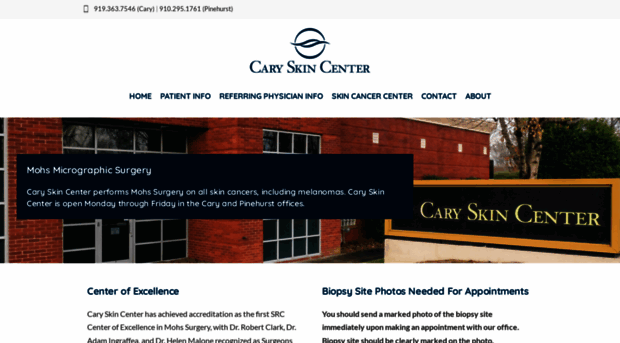 caryskincenter.com