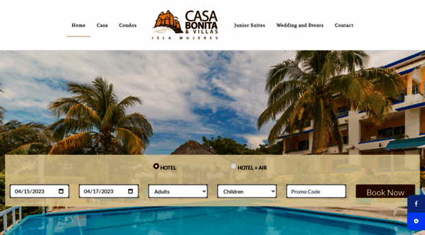 casabonitaandvillas.com