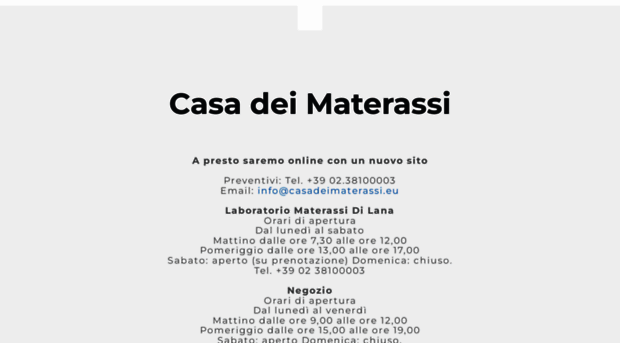 casadeimaterassi.eu