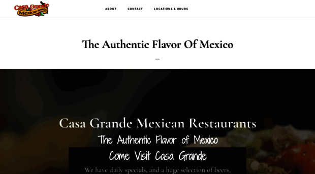 casagranderestaurants.com