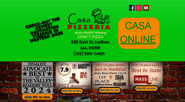 casapizzeria.com