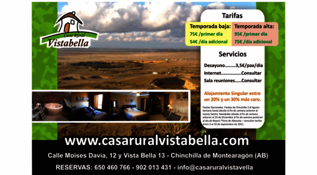 casaruralvistabella.com