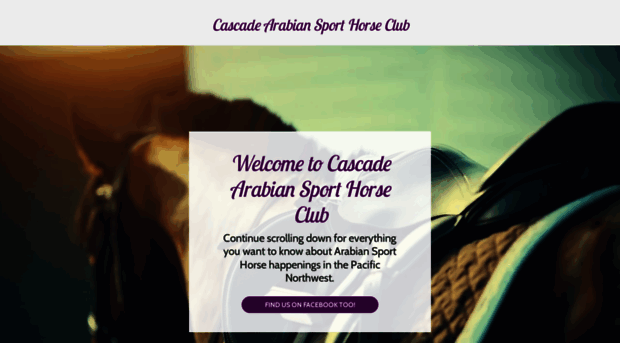 cascadearabiansporthorseclub.org