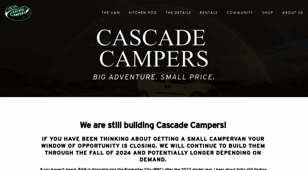 cascadecampers.com