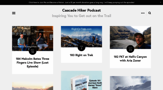 cascadehikerpodcast.com