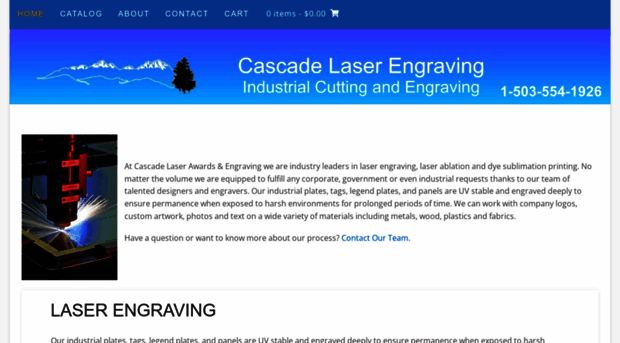 cascadelaserengraving.com