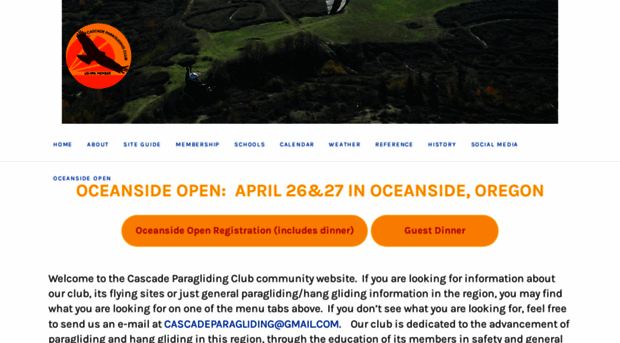 cascadeparaglidingclub.org