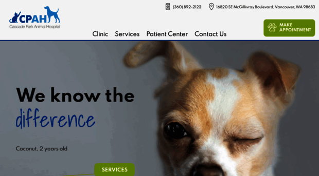 cascadeparkanimalhospital.com