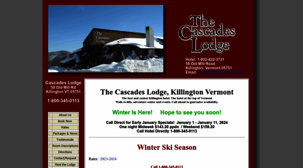 cascadeslodge.com