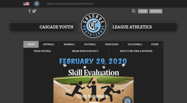 cascadeyouthleague.com