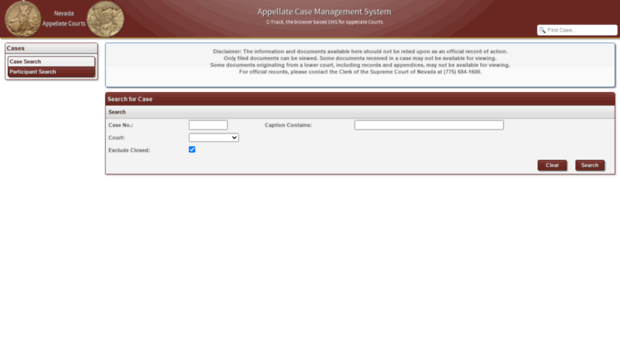 caseinfo.nvsupremecourt.us