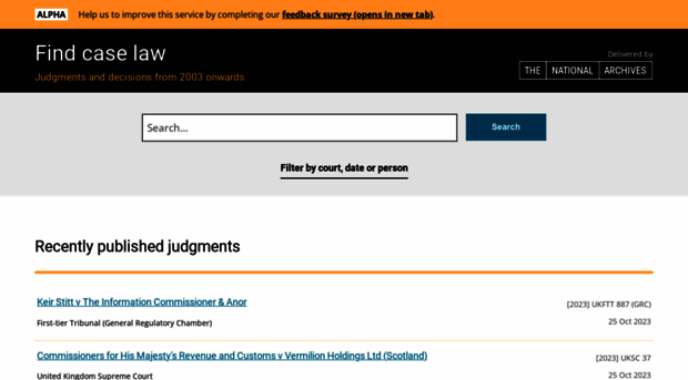 caselaw.nationalarchives.gov.uk