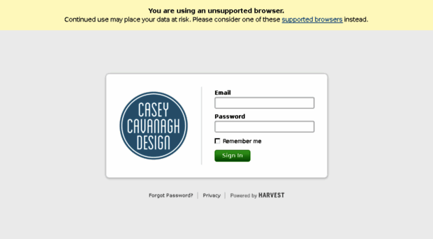 caseycavanaghdesign.harvestapp.com