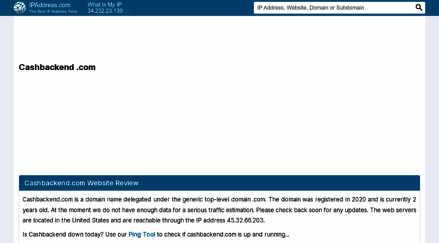 cashbackend.com.ipaddress.com