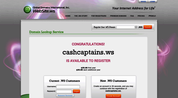 cashcaptains.ws