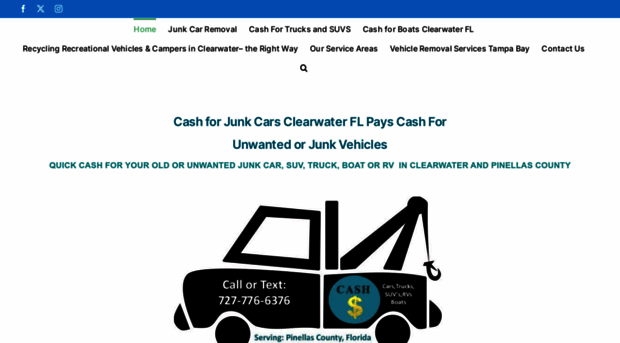 cashforjunkcarsclearwaterfl.com