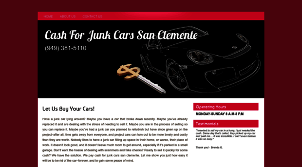 cashforjunkcarssanclemente.com