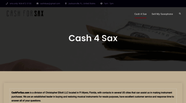 cashforsax.com