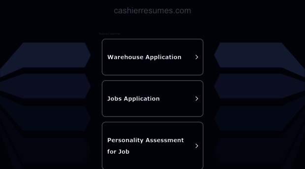 cashierresumes.com