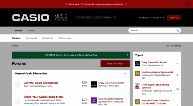 casiomusicforums.com